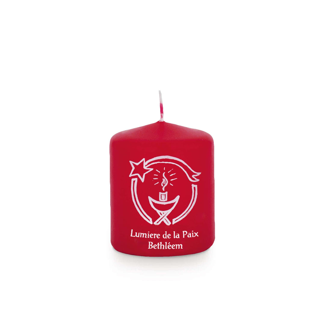 Bougies de Noël rouge 60x50 mm WS 10 Bethléem