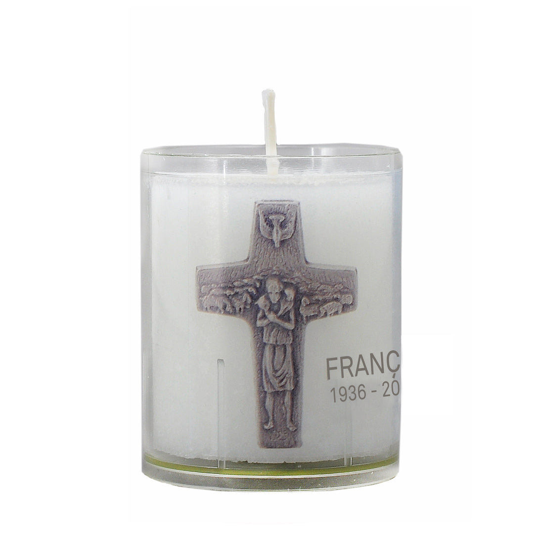 Veilleuse Nr. 36 - Pape François, croix PF 17