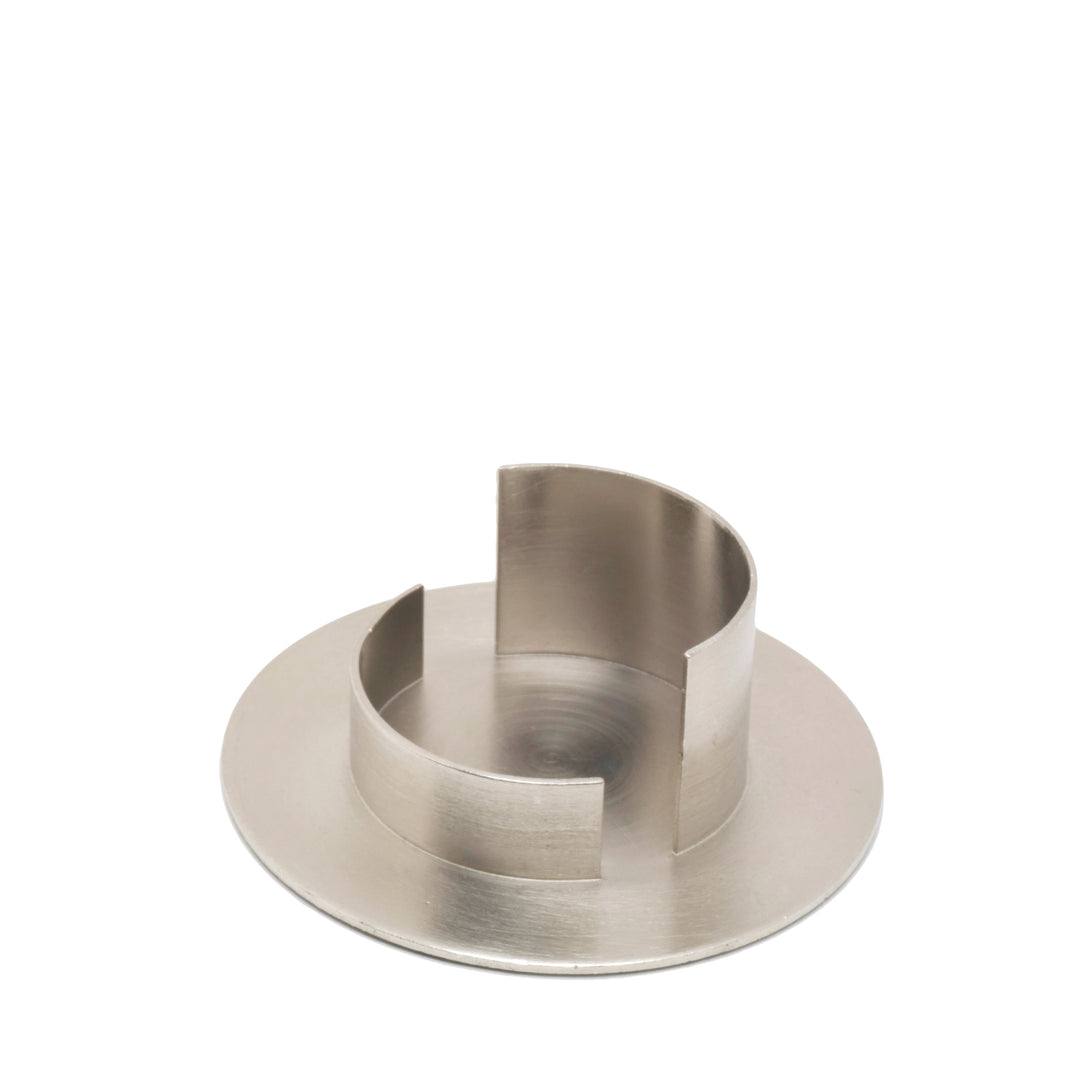 Vernickelter Kerzenständer Ø 6 cm Nr. 10