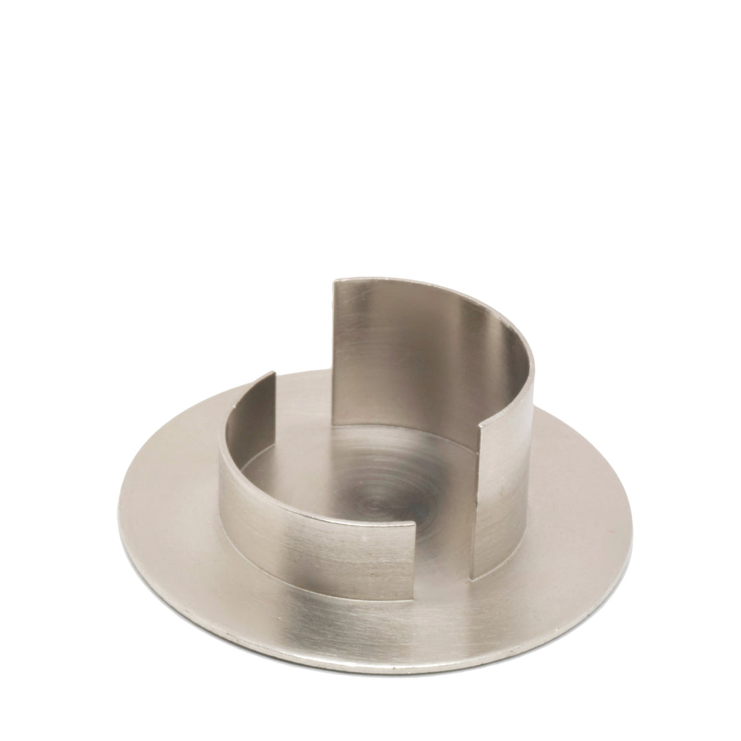 Vernickelter Kerzenständer Ø 7 cm Nr. 10