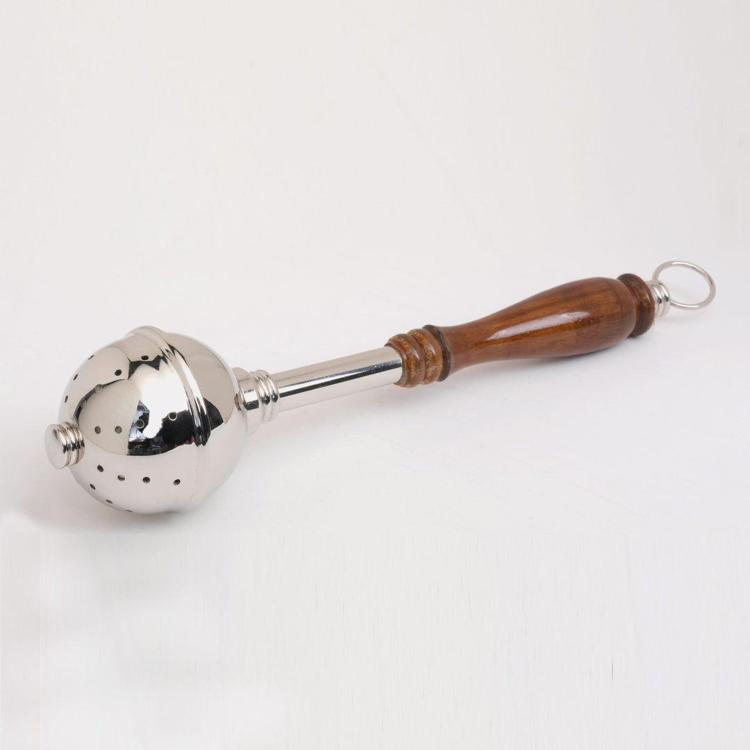 Pinsel mit Holzgriff, vernickelt, 29 cm Nr. 5