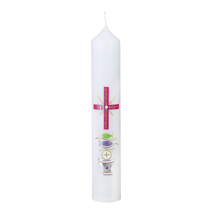 Bougie de communion K 107 en deux tailles