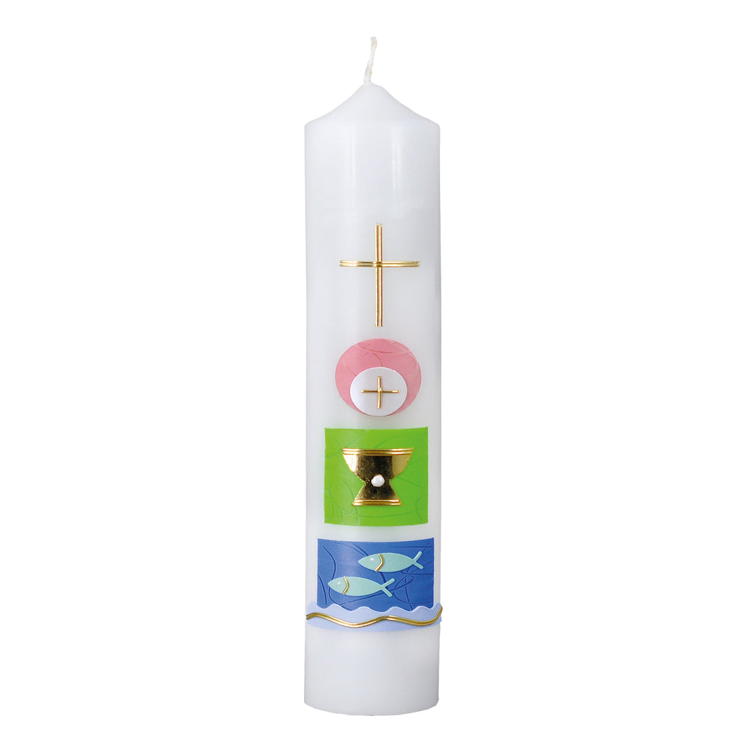 Bougie de communion K 102 en deux tailles
