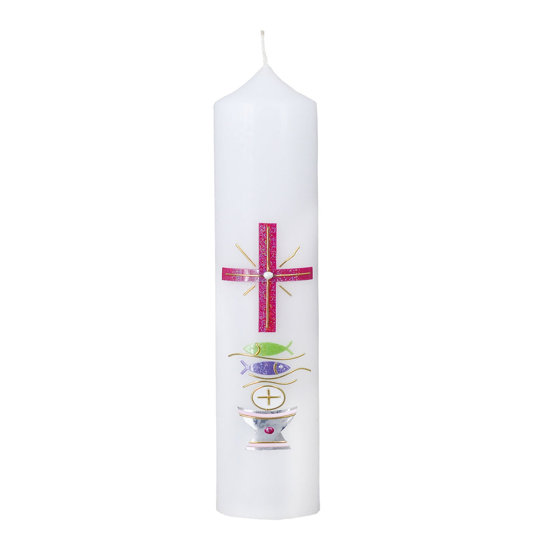 Bougie de communion K 107 en deux tailles