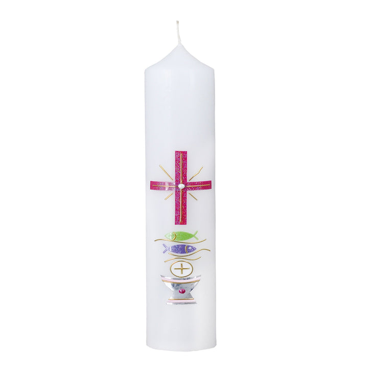 Bougie de communion K 107 en deux tailles