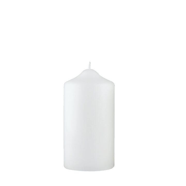 Weiße oder elfenbeinfarbene Kerze Ø 80 mm Länge Ihrer Wahl