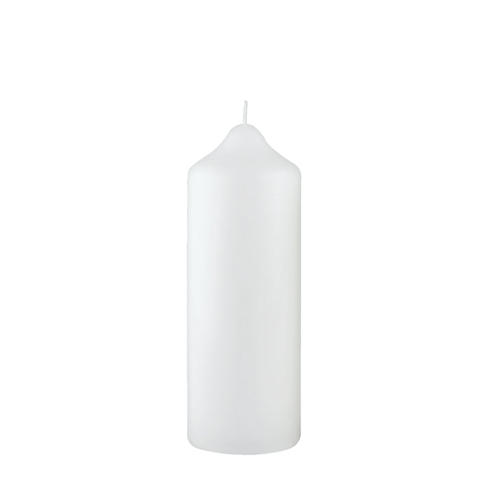 Weiße oder elfenbeinfarbene Kerze Ø 60 mm Länge Ihrer Wahl