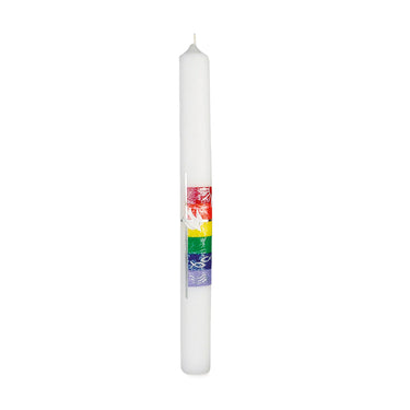 Bougie baptême T 30 décorée à la main en 3 tailles