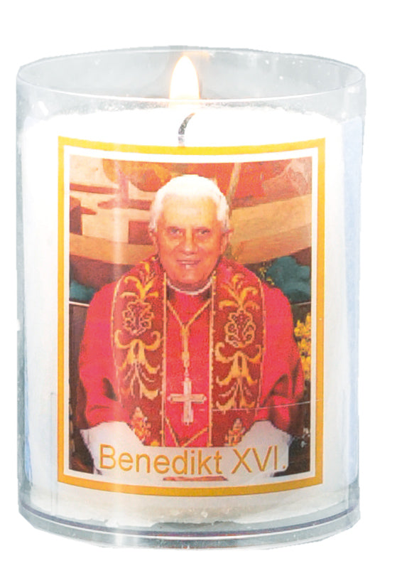 Memoriam-Nachtlicht von Papst Benedikt XVI. Motivlampe Nr. 36 PB 11
