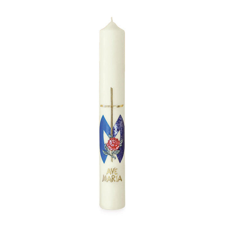 Von Hand dekorierte Marie-Kerze V 04 Größen zur Auswahl