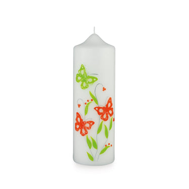 Bougie cadeau 215x80 mm G 43 décorée à la main