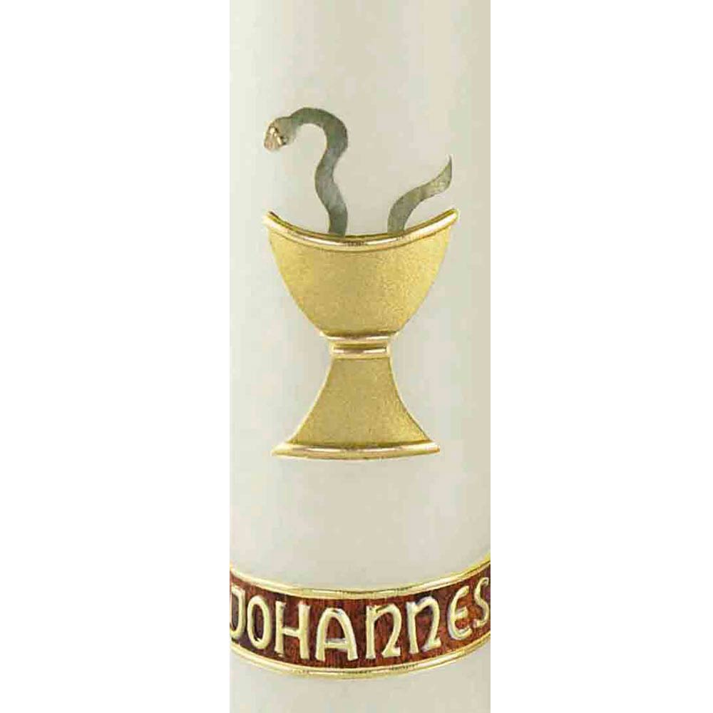Ancienne bougie Allemande sculptée de grande taille (1 Ancienne bougie Allemande sculptée de grande taille (1