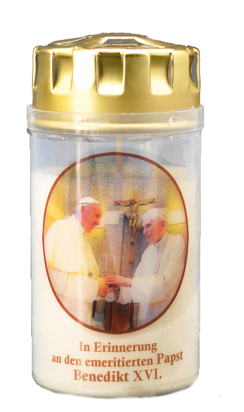 Memoriam-Nachtlicht von Papst Benedikt XVI. Motivlampe Nr. 46 PB 12